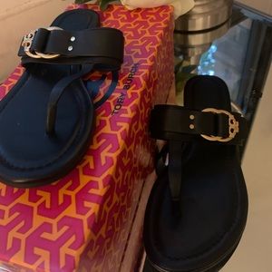 Tory Burch black sandals